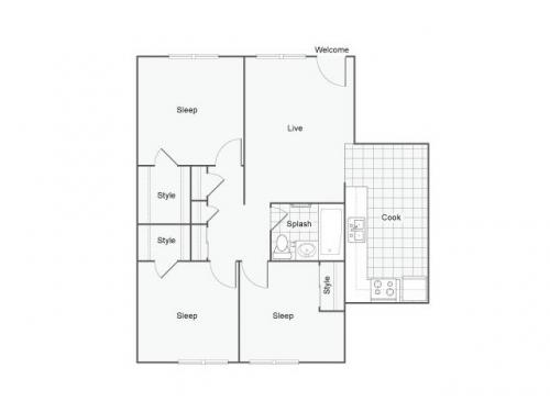 The Standard Tempe Floor Plan Layout