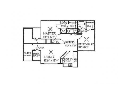 Valencia Park Apartments Orlando Floor Plan Layout