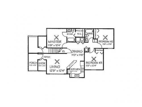 Valencia Park Apartments Orlando Floor Plan Layout