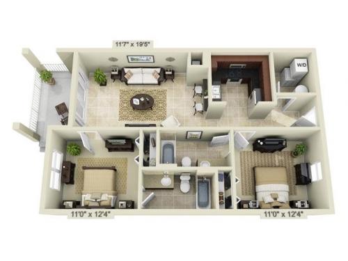 Nantucket Walk Gainesville Floor Plan Layout