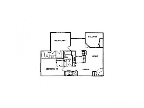 Oak Hill Apartments Athens Floor Plan Layout