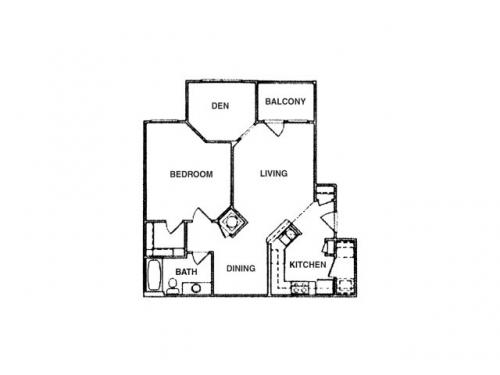 Oak Hill Apartments Athens Floor Plan Layout