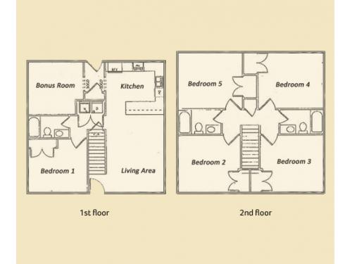 5th Street Cottages Athens Floor Plan Layout