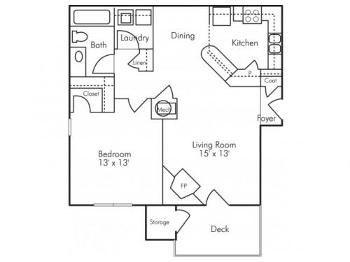 Highland Lake Apartments Decatur Floor Plan Layout