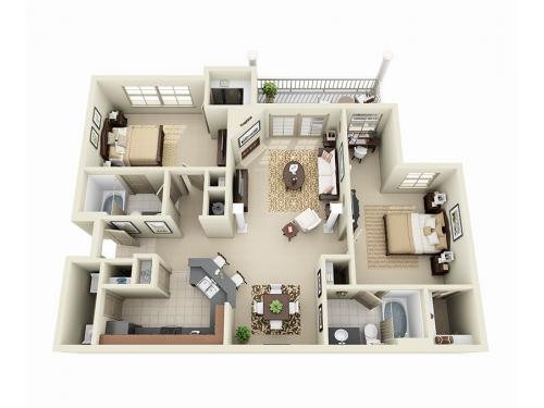 Stone Creek at Druid Hills Atlanta Floor Plan Layout