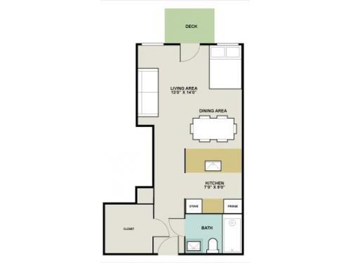 The Crest at Northside Atlanta Floor Plan Layout