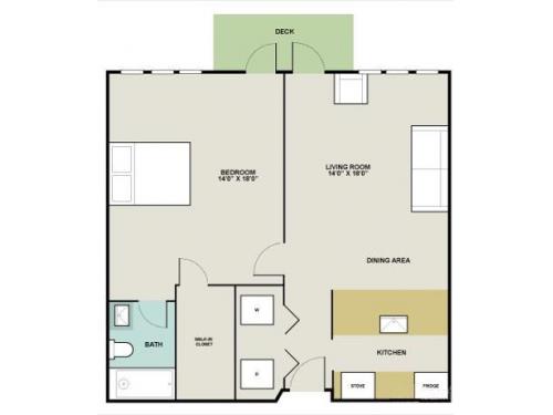 The Crest at Northside Atlanta Floor Plan Layout