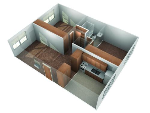 ES King Village Apartments NCSU Housing Raleigh Floor Plan Layout