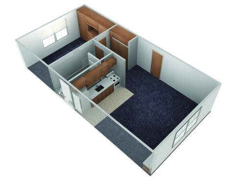 ES King Village Apartments NCSU Housing Raleigh Floor Plan Layout