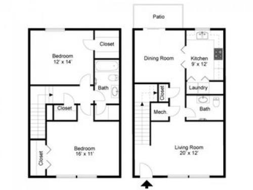 Elevation Knoxville Floor Plan Layout