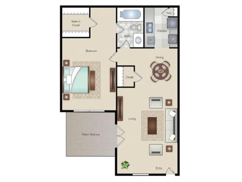 The Point on Redmond College Station Floor Plan Layout