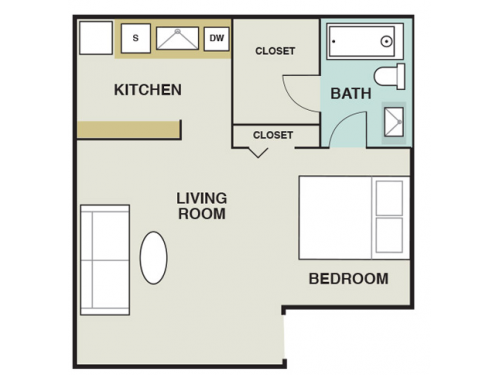 Willowick Apartments College Station Floor Plan Layout