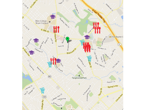 Riverstone Apartments Bryan Nearby Conveniences