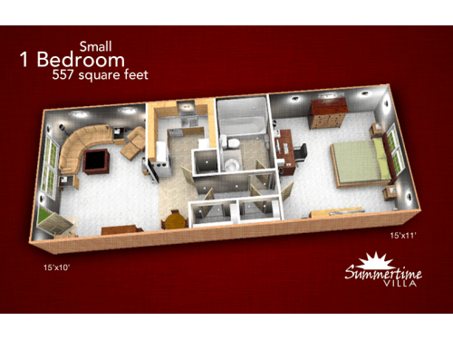 Summertime Villa Apartments Lubbock Floor Plan Layout