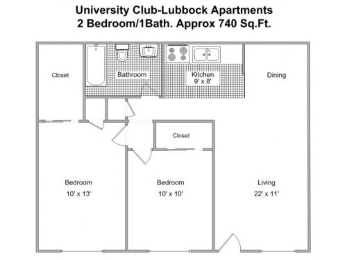 University Club Lubbock Floor Plan Layout