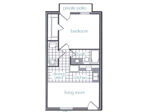 La Salle Villas Lubbock Floor Plan Layout