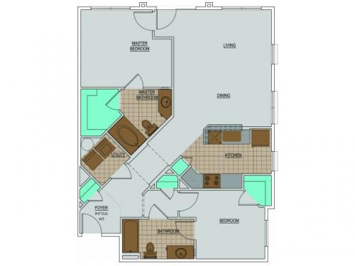 The Edge Lubbock Floor Plan Layout