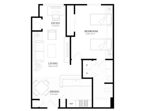 Park Hill Apartments San Marcos Floor Plan Layout